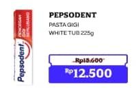 Promo Harga Pepsodent Pasta Gigi Pencegah Gigi Berlubang White 225 gr - Indomaret