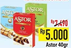 Promo Harga Astor Wafer Roll 40 gr - Hypermart