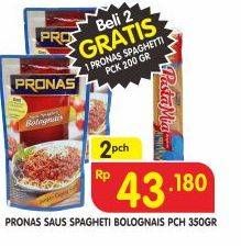 Promo Harga PRONAS Saus Spaghetti Bolognaise per 2 pouch 350 gr - Superindo