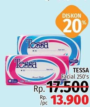 Promo Harga TESSA Facial Tissue 250 pcs - LotteMart