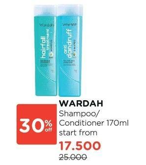 Promo Harga WARDAH Shampoo / Conditioner 170 ml - Watsons