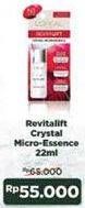 Promo Harga LOREAL Dex Revitalift Crystal Micro Essence 22 ml - Indomaret