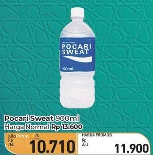 Promo Harga Pocari Sweat Minuman Isotonik 900 ml - Carrefour