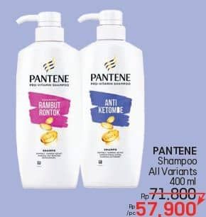 Promo Harga Pantene Shampoo All Variants 400 ml - LotteMart