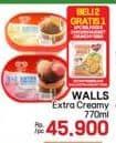 Promo Harga Walls Ice Cream 700 ml - LotteMart