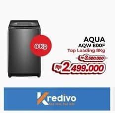 Promo Harga Aqua Mesin Cuci AQW-800F  - Yogya