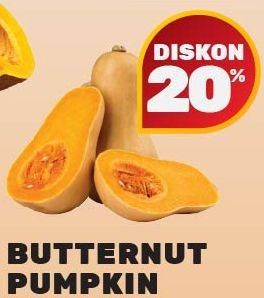 Promo Harga Pumpkin Butternut per 100 gr - Yogya