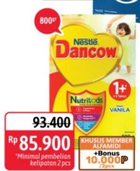 Promo Harga DANCOW Advanced Excelnutri 1 800 gr - Alfamidi