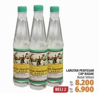 Promo Harga CAP BADAK Larutan Penyegar 500 ml - LotteMart