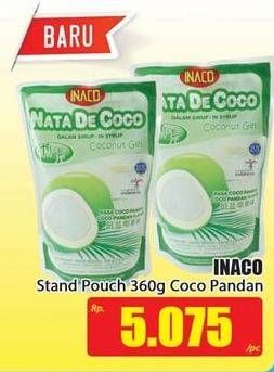 Promo Harga INACO Nata De Coco Coco Pandan 360 gr - Hari Hari
