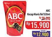 Promo Harga ABC Kecap Manis 520 ml - Hypermart