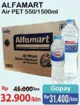 Promo Harga ALFAMART Air Mineral 550/1500 mL  - Alfamart
