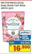 Promo Harga NAEEM Body Wash Taifi Rose 400 ml - Indomaret
