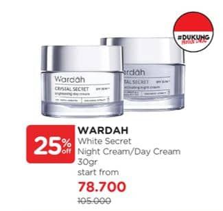 Harga Wardah Crystal Secret Day/Night Cream