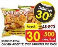 Promo Harga BELFOODS Royal Nugget 500 gr - Superindo