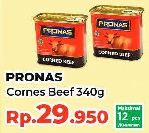 Promo Harga Pronas Corned Beef Regular 340 gr - Yogya