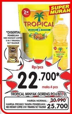 TROPICAL Minyak Goreng pouch/botol 2 L