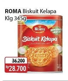 Promo Harga Roma Biskuit Kelapa 345 gr - Alfamidi