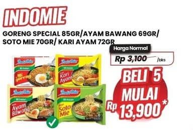 Promo Harga Indomie Mie Goreng/Kuah  - Carrefour