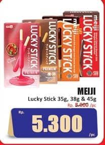 Promo Harga Meiji Biskuit Lucky Stick 35 gr - Hari Hari