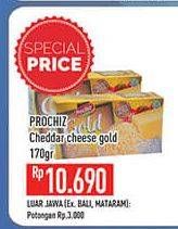 Promo Harga PROCHIZ Gold Cheddar 170 gr - Hypermart