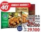Promo Harga SO GOOD/SUNNY GOLD Chicken Nugget 400 - 500gr  - LotteMart
