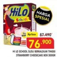 Promo Harga Hilo School Susu Bubuk Strawberry Cheesecake 500 gr - Superindo