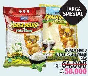 Promo Harga KOALA MADU Beras 5000 gr - LotteMart