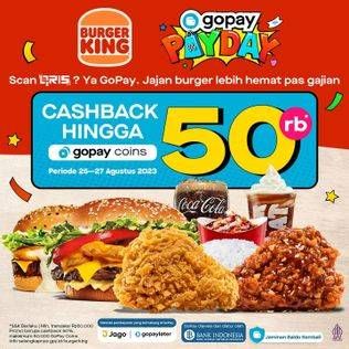 Promo Harga Gopay Payday  - Burger King