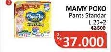 Promo Harga Mamy Poko Pants Xtra Kering L20+2 22 pcs - Alfamidi