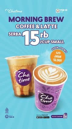 Promo Harga Morning Brew  - Chatime