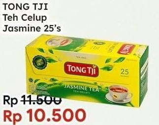 Promo Harga Tong Tji Teh Celup Jasmine Tanpa Amplop per 25 pcs 2 gr - Indomaret