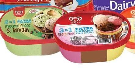 Promo Harga Walls Ice Cream 2in1/ 3in1  - LotteMart