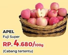 Promo Harga Apel Fuji Super per 100 gr - Yogya