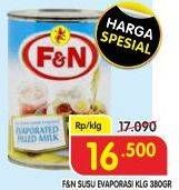 Promo Harga F&N Evaporated Milk 380 gr - Superindo