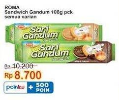 Promo Harga Roma Sari Gandum All Variants 115 gr - Indomaret