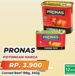 Promo Harga PRONAS Corned Beef Regular 198 gr - Yogya