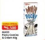 Promo Harga GLICO POCKY Stick Cookies Cream 40 gr - Alfamart
