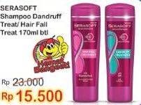 Promo Harga SERASOFT Shampoo Dandruff, Hair Fall Treatment 170 ml - Indomaret