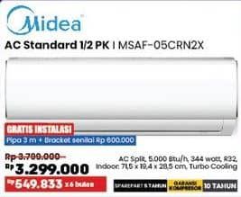 Promo Harga Midea MSAF-05CRN2X  - COURTS