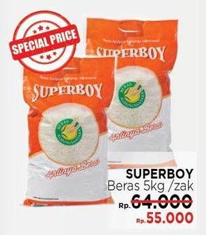 Promo Harga Superboy Beras 5 kg - LotteMart
