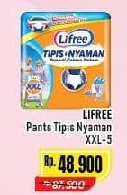 Promo Harga Lifree Popok Celana Tipis & Nyaman Bergerak XXL5 5 pcs - Alfamart