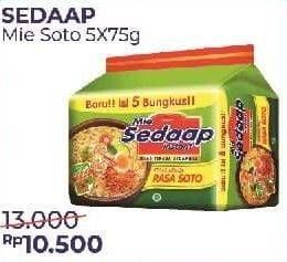 Promo Harga SEDAAP Mie Kuah Soto 75 gr - Alfamart