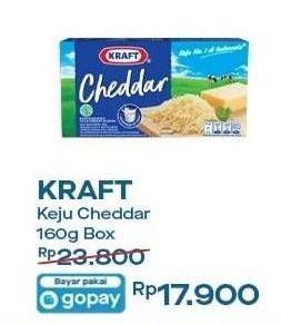 Promo Harga KRAFT Cheese Cheddar 160 gr - Indomaret