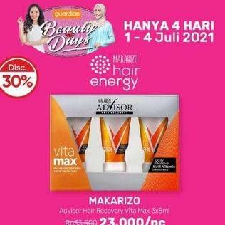 Promo Harga MAKARIZO Hair Recovery Vitamax per 3 pcs 8 ml - Guardian