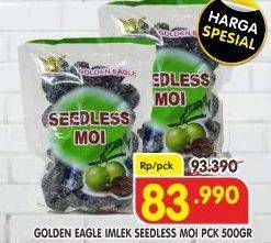 Promo Harga GOLDEN EAGLE Seedless Moi | Manisan Buah Plum 500 gr - Superindo