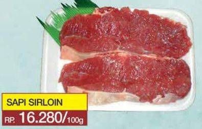 Promo Harga Daging Has Luar (Daging Sirloin) per 100 gr - Yogya