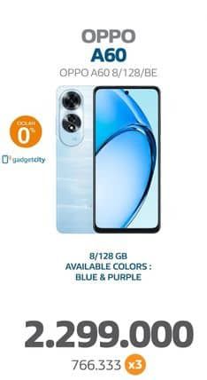 Promo Harga Oppo A60 8/128 GB  - Electronic City