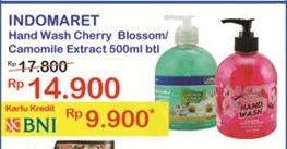 Promo Harga INDOMARET Hand Wash Cherry Blossom, Camomile 500 ml - Indomaret