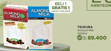 Promo Harga Tsukuba Almond Milk 1000 ml - LotteMart